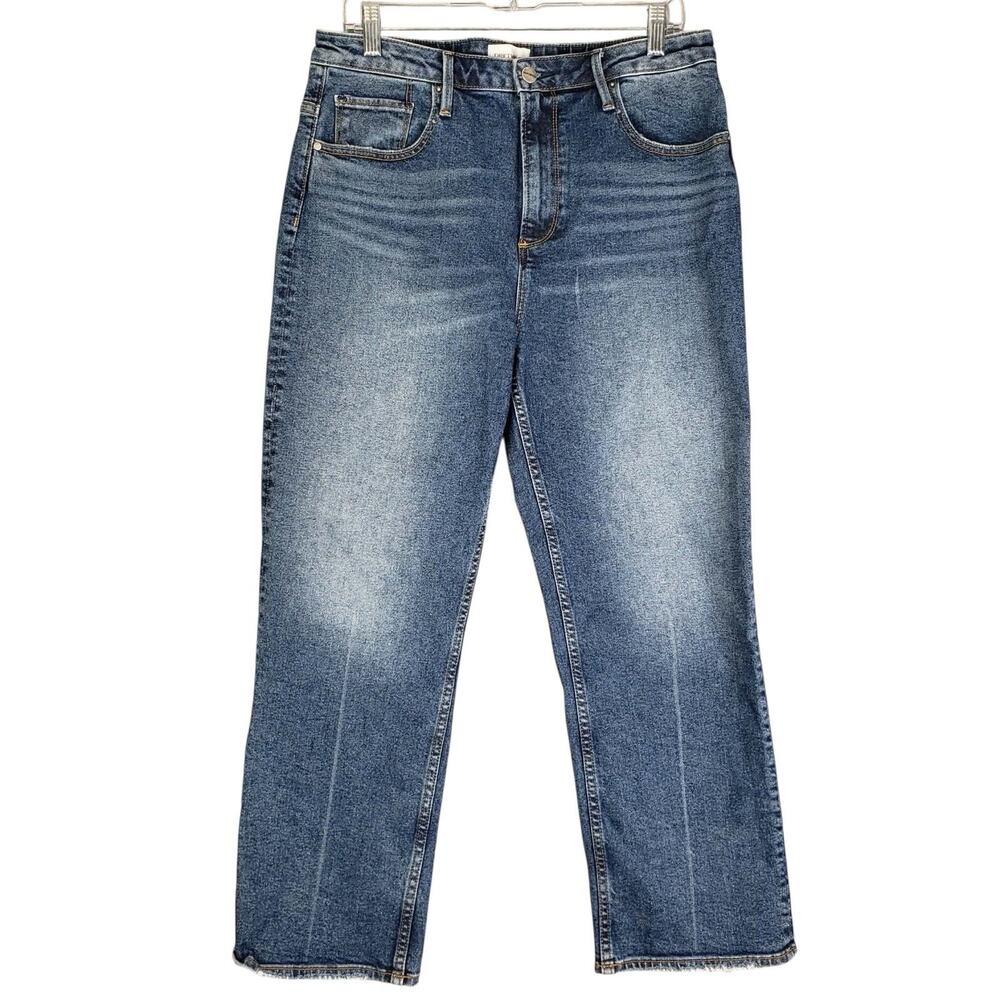 Driftwood Stella Jeans 31x27 Straight Leg Denim Sundance Medium Wash High Rise - Picture 2 of 11